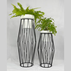 Set Coral con Materos Clasicos de Plastico