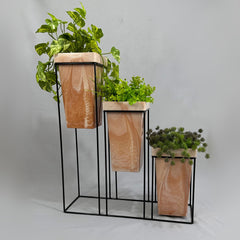 Titanic Triple con Materos Cuadrados Bicolor