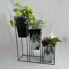 Titanic Triple con Materos Cuadrados Bicolor