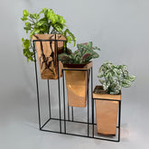 Titanic Triple con Materos Cuadrados Tipo Metalizado