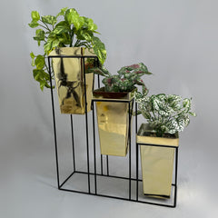 Titanic Triple con Materos Cuadrados Tipo Metalizado