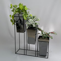 Titanic Triple con Materos Cuadrados Tipo Metalizado