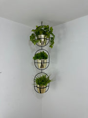 Trio de Techo con Materos Metalizados