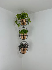 Trio de Techo con Materos Metalizados