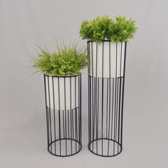 Set cristal con Cilindros de Plastico