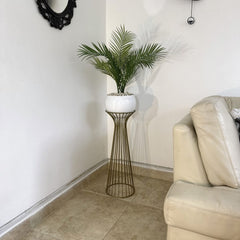 Base Turmalina Con Esfera de Aluminio