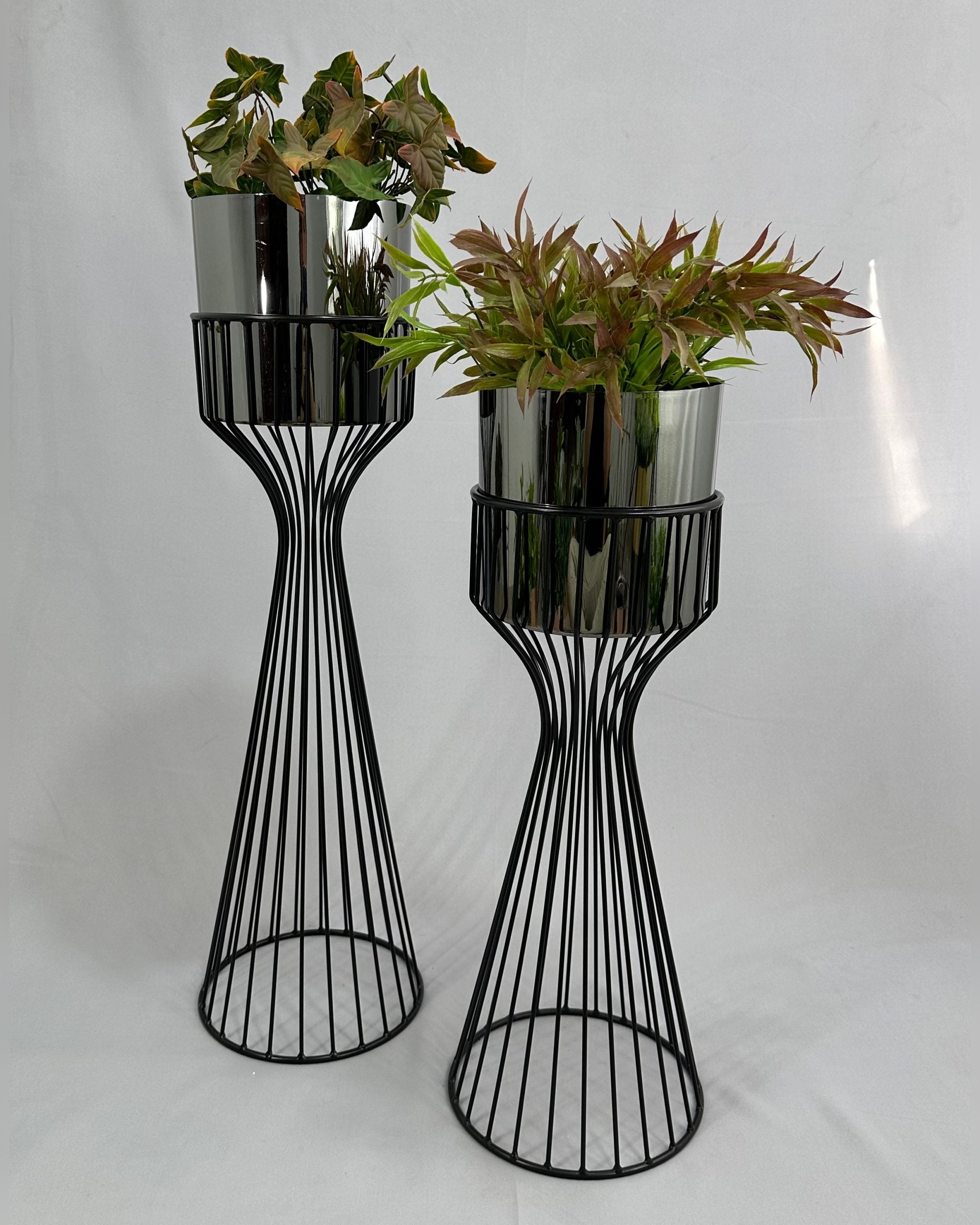 Set Turmalina con Cilindros de Plastico Metalizado