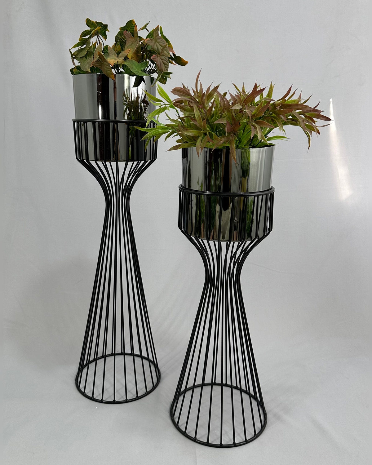 Set Turmalina con Cilindros de Plastico Metalizado