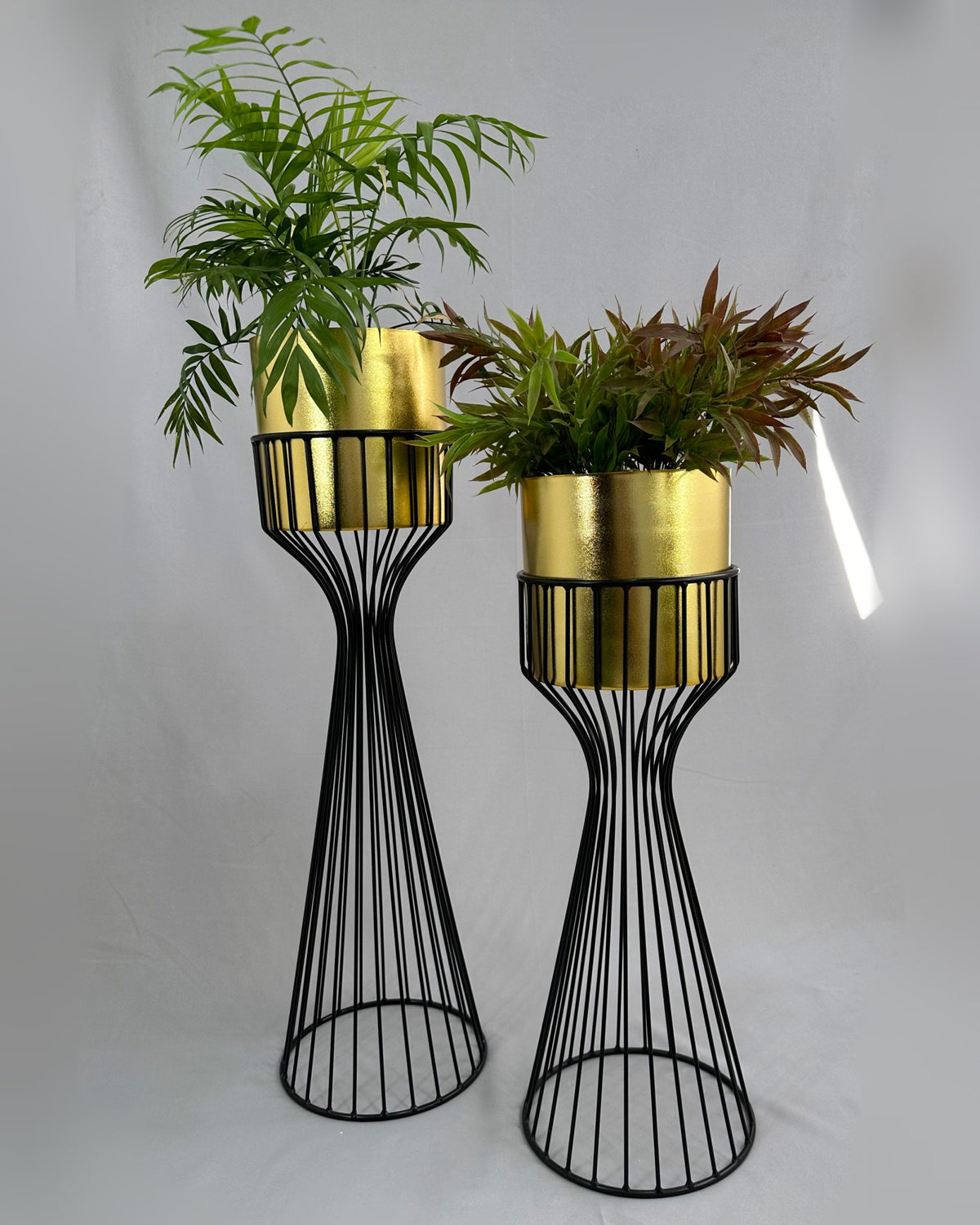 Set Turmalina con Cilindros de Plastico Metalizado
