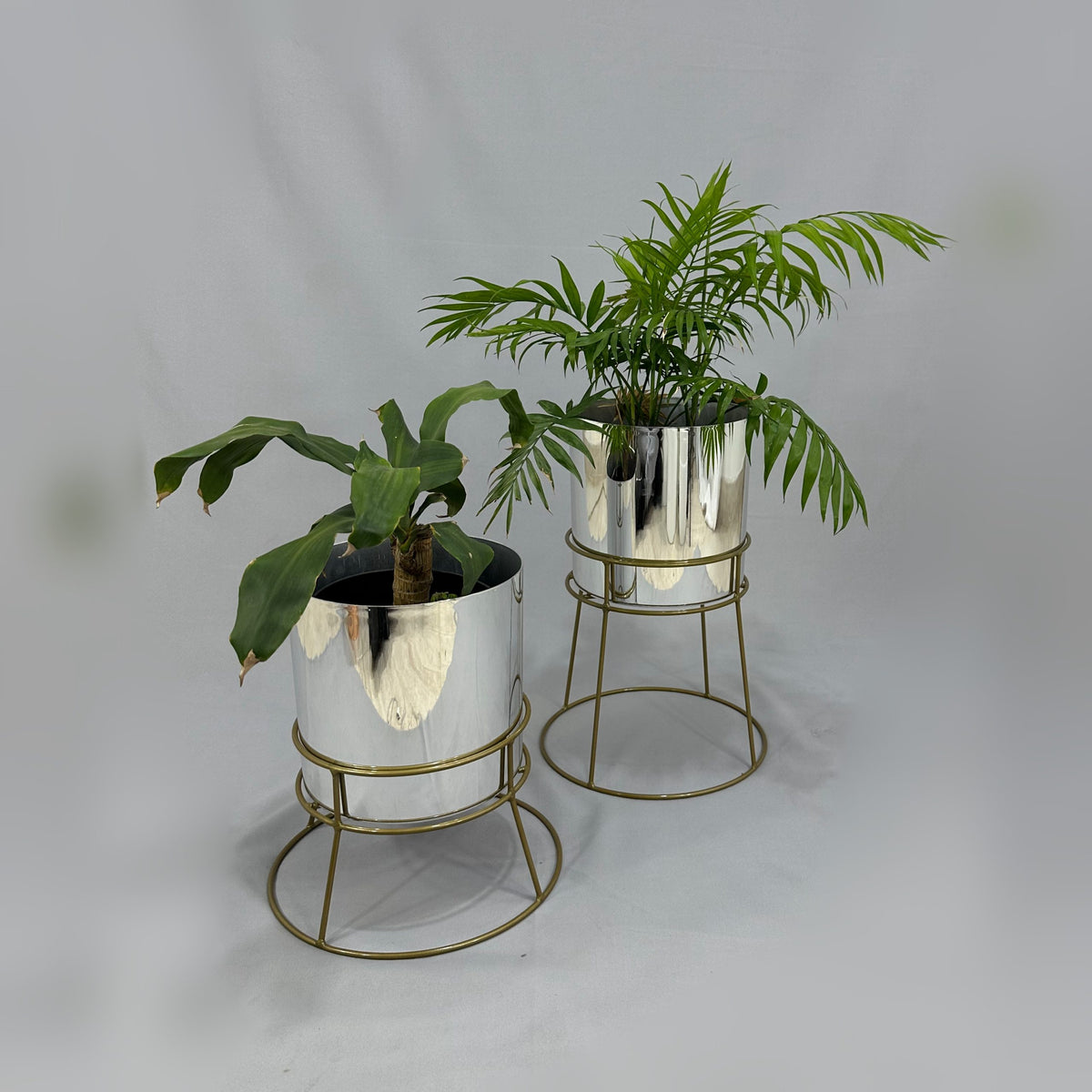 Soportes para Cilindro de Plastico Metalizados