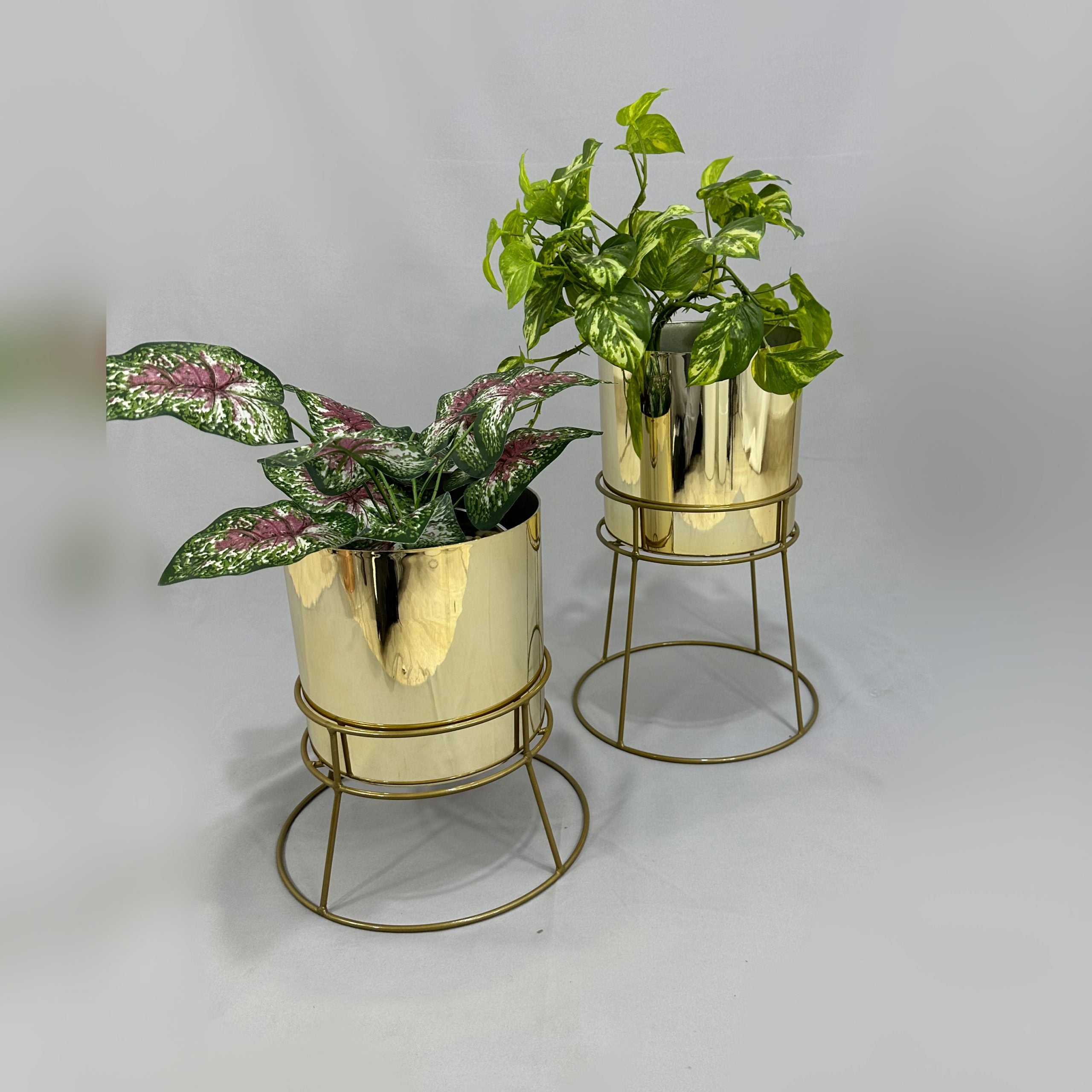 Soportes para Cilindro de Plastico Metalizados