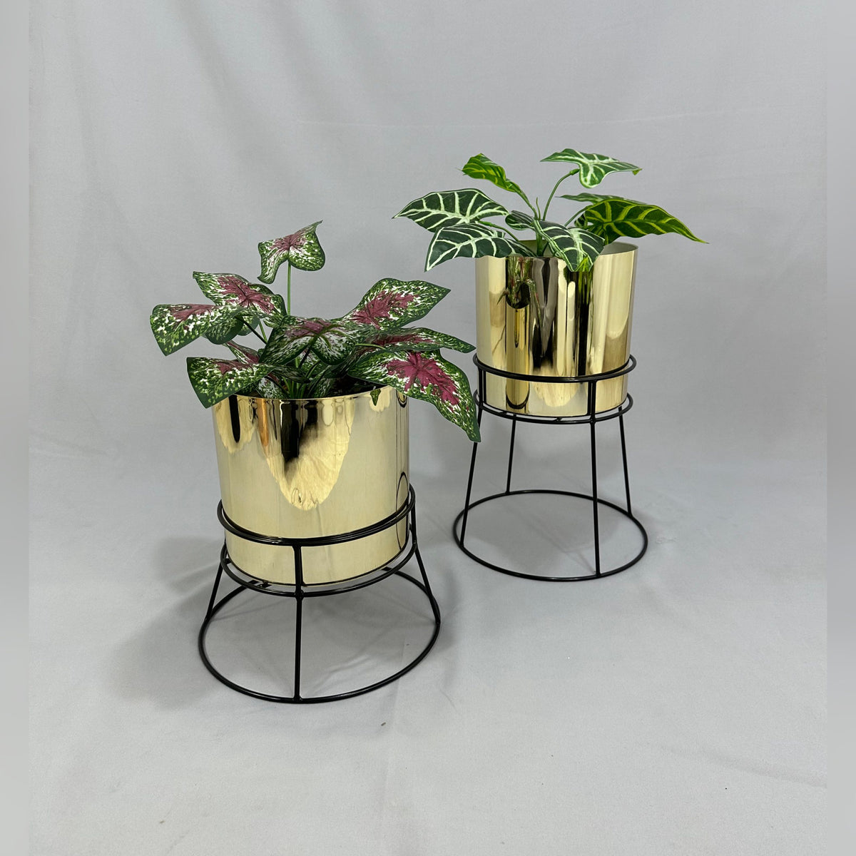 Soportes para Cilindro de Plastico Metalizados