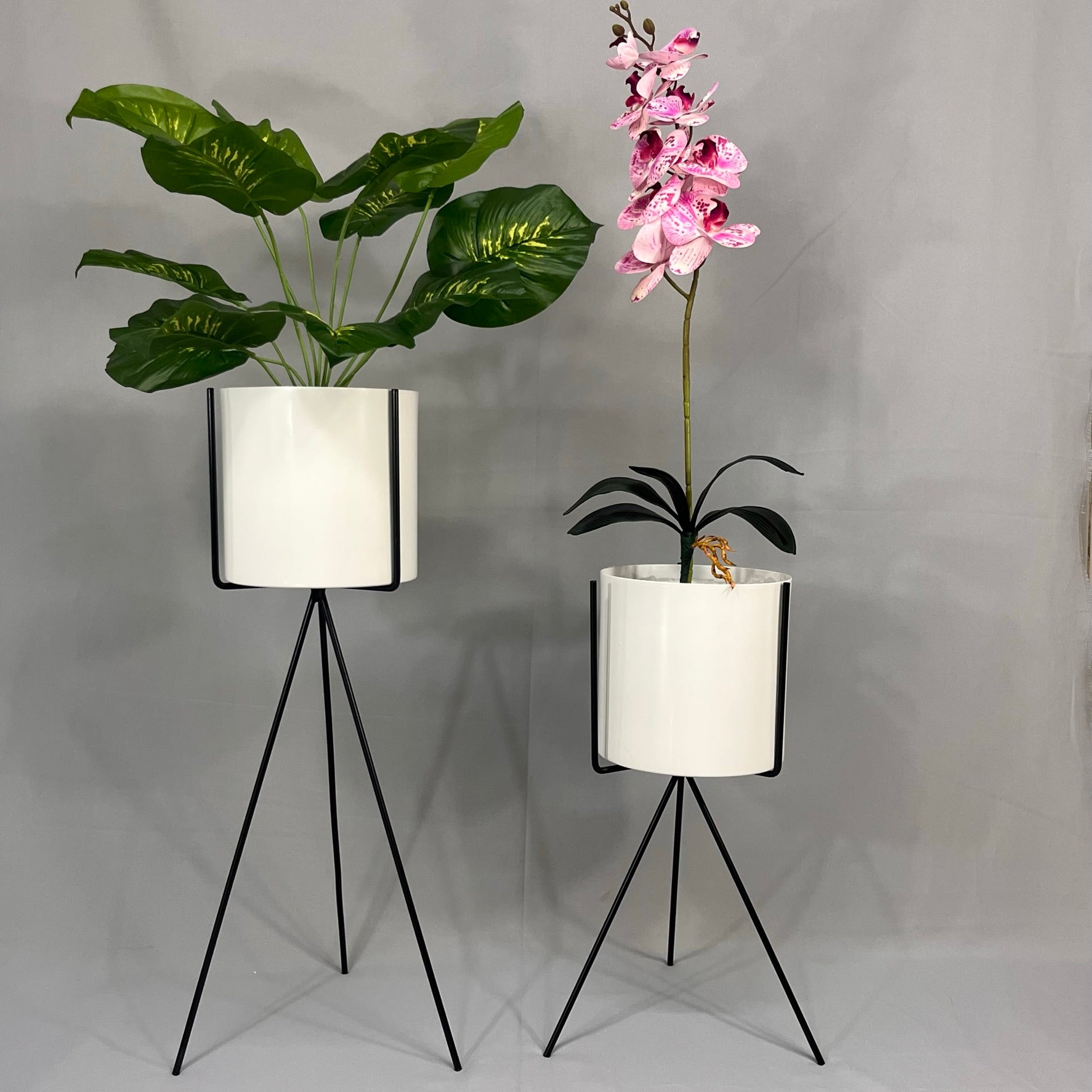 Set Diorita con Cilindros de Plastico acabado Metalizados