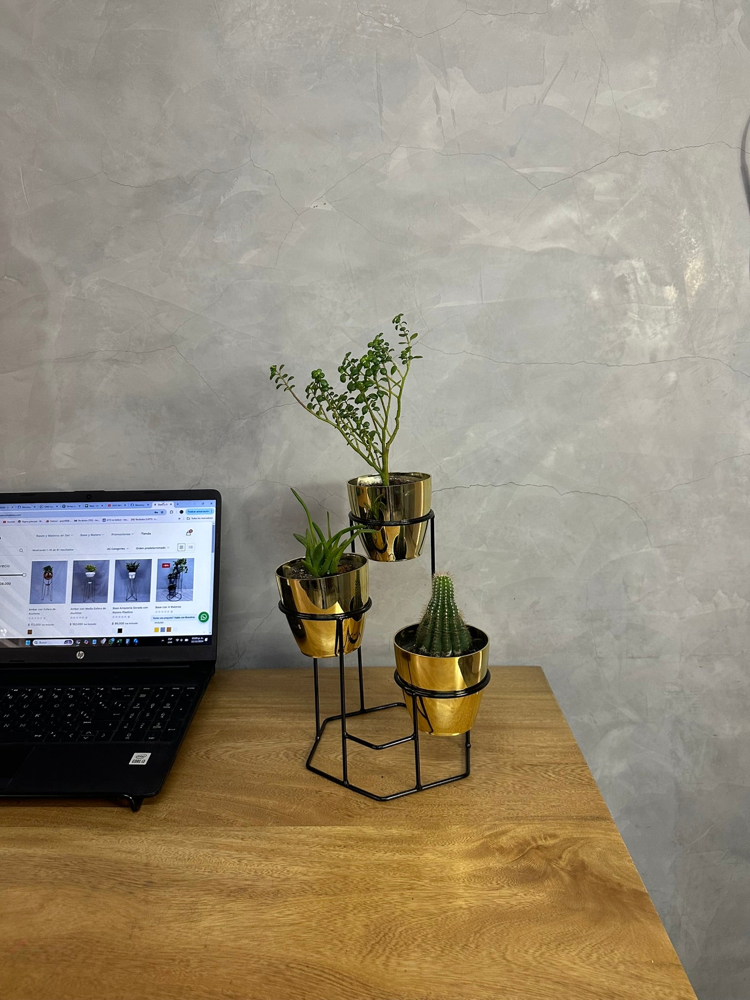 Mini Padreperla con Mini Materos Metalizados