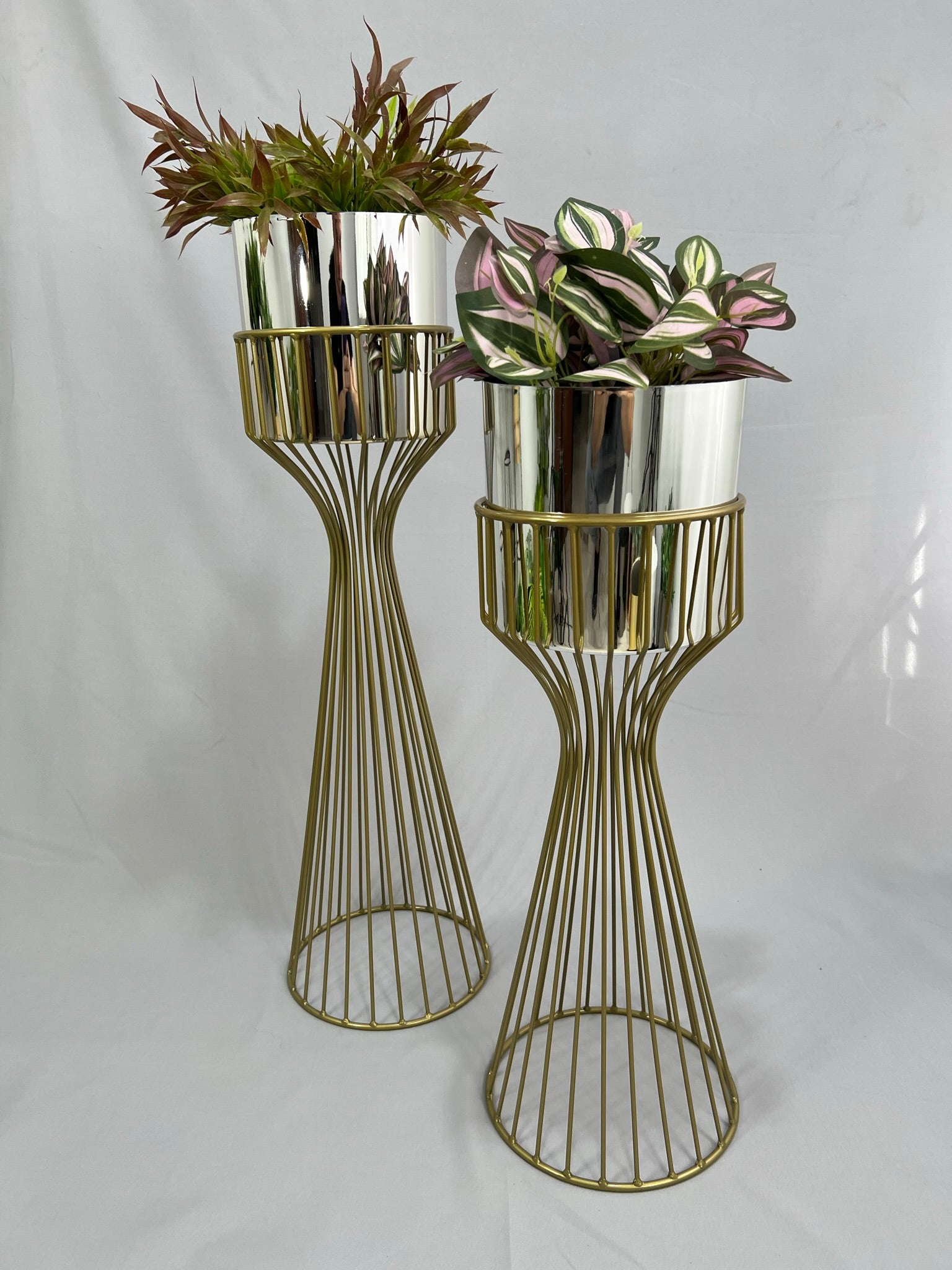Set Turmalina con Cilindros de Plastico Metalizado